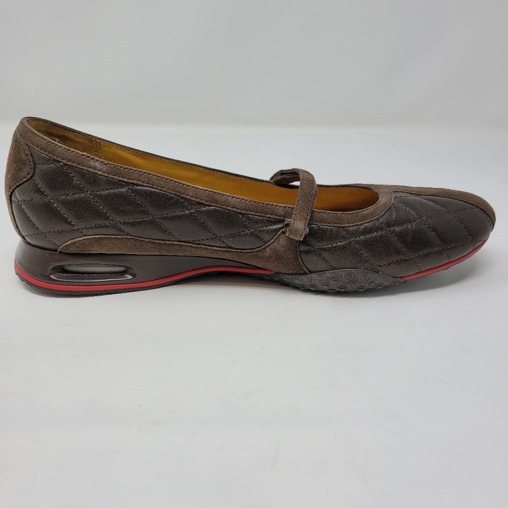 Cole Haan Nike Air Bria quilted brown mary jane - Picture 10 of 13